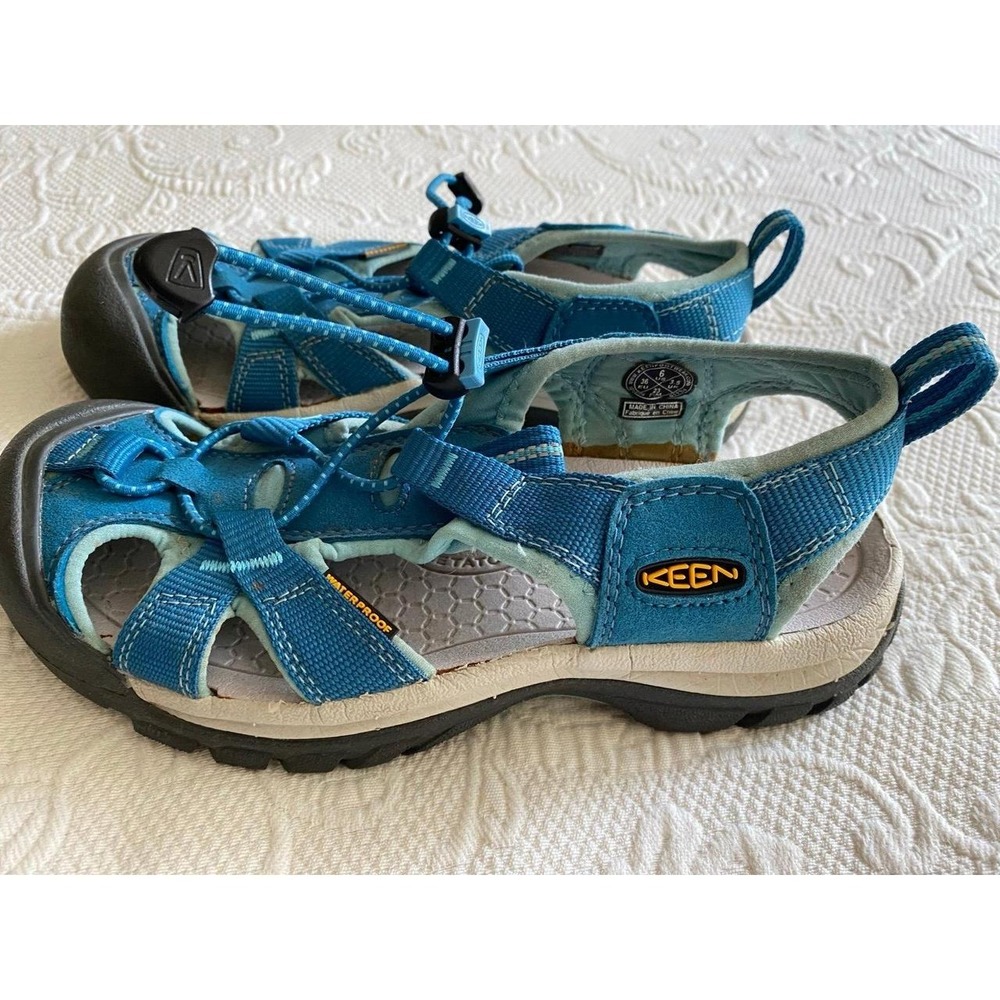 KEEN Waterproof Blue Sandals Women US 6 Shoe s5